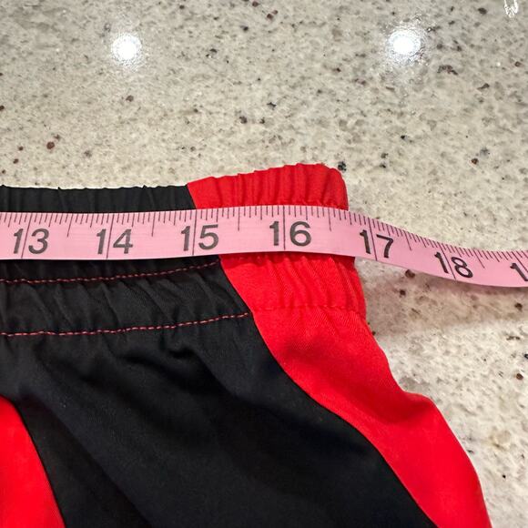 Tek Gear Mens Large Basketball Shorts Red Black Drawstring Elastic Waist - Picture 5 of 7